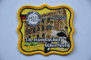 Patch vom 18. Hambacher Bikerfest im Jar 2016
